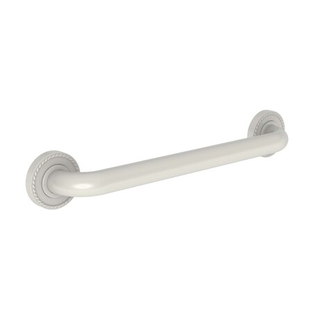 Newport Brass 19" L, Two Post, Solid Brass, 16" Grab Bar in Biscuit, Biscuit 1020-3916/65